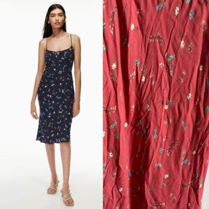 Aritzia Floral Midi Dress